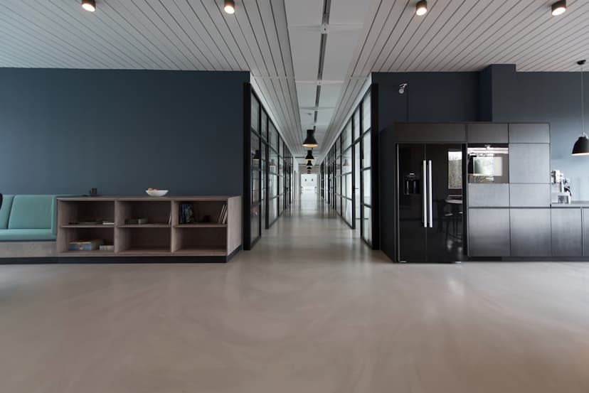 Modern office workspace
